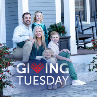 Katie Payne and Family Giving Tuesday photo – horizontal